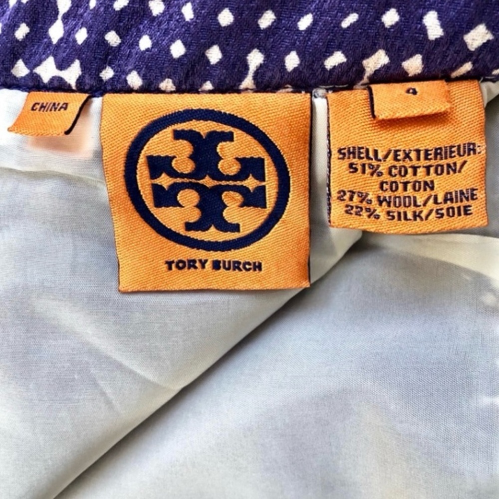 ❤️ TORY BURCH ❤️ Silk and Wool Pencil Skirt - Picture 8 of 10